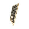 Customizable wall art frame of a cat in cut and engraved wood side view with easel Woodillusion