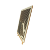 Customizable wall art frame of a cat with mouse in cut and engraved wood side view with easel Woodillusion