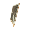 Customizable wall art frame of a cat with mouse in cut and engraved wood side view with easel Woodillusion