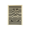 Customizable wall art frame of champagne glasses in cut and engraved wood front view Woodillusion