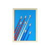 Customizable wall art frame of aerial aerobatics in cut and engraved wood front view Woodillusion
