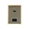 Customizable wall art frame of a bottle design in cut and engraved wood