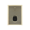 Tableau cadre personnalisable flacon en bois découpé et gravé