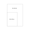 Available dimensions of customizable wall art frames optical illusions Woodillusion