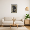 Tableau d'un Visage 4 en Bois | Woodillusion